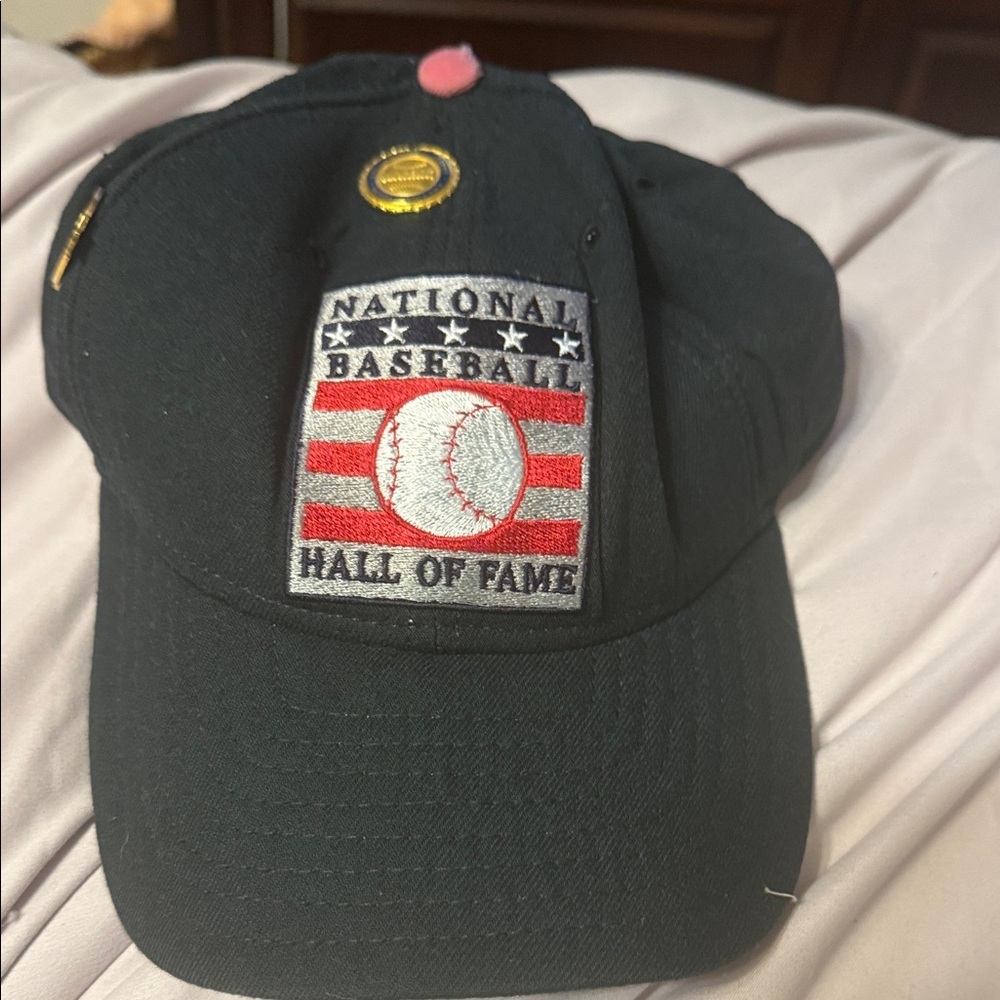 National Baseball Hall of Fame Black Cap with 5 pins